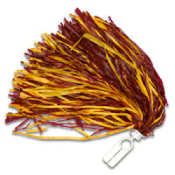 Cardinal and Gold Split Rooter Handle Pom | ISU Book Store